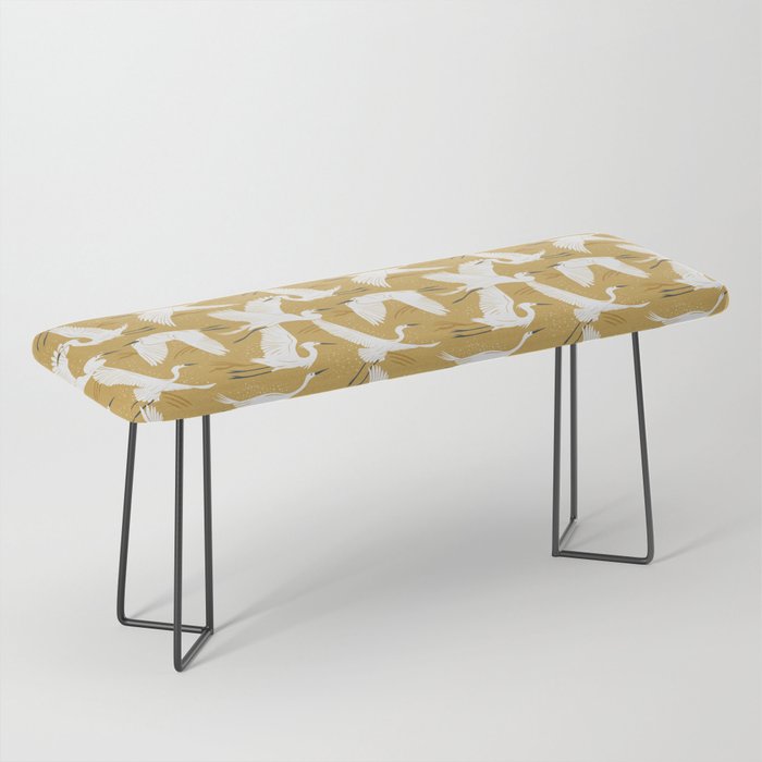 Soaring Wings - Goldenrod Yellow Bench Gallery Image 1