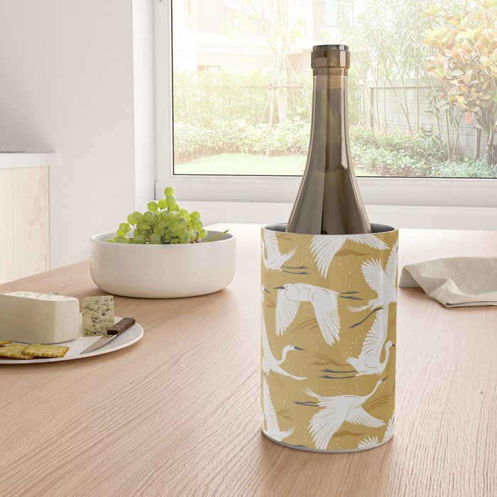 Soaring Wings - Goldenrod Yellow Wine Chiller Gallery Image 4