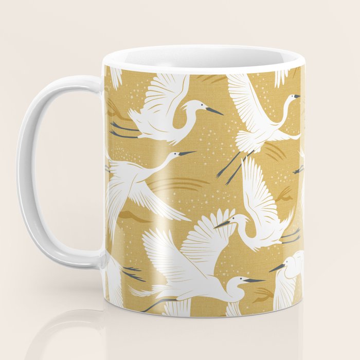Soaring Wings - Goldenrod Yellow Coffee Mug Gallery Image 3