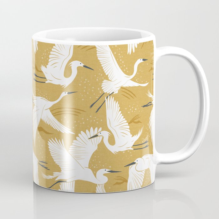 Soaring Wings - Goldenrod Yellow Coffee Mug Gallery Image 1