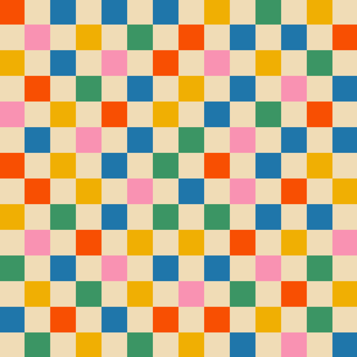 Colorful Mini Check Checkered Pattern Coffee Mug Gallery Image 2