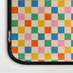 Colorful Mini Check Checkered Pattern Laptop Sleeve Gallery Image 3
