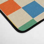 Colorful Mini Check Checkered Pattern Desk Mat Gallery Image 4