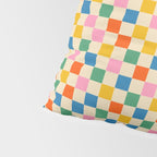 Colorful Mini Check Checkered Pattern Pillow Sham Gallery Image 4
