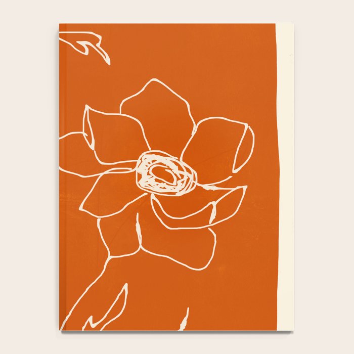 Line Drawing Flowers Notebook Gallery Image 4