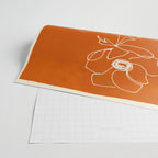 Line Drawing Flowers Wrapping Paper Gallery Image 2
