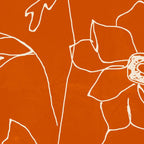 Line Drawing Flowers Coffee Mug Gallery Image 2