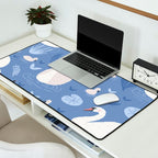 Pastel Periwinkle Swan Lake  Desk Mat Gallery Image 2