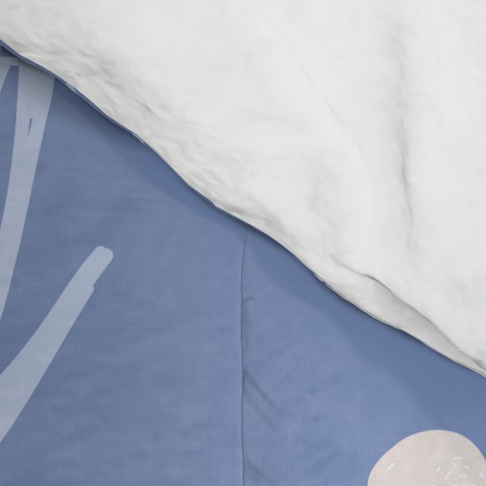 Pastel Periwinkle Swan Lake  Comforter Gallery Image 4