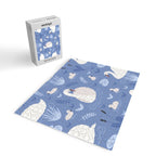 Pastel Periwinkle Swan Lake  Jigsaw Puzzle Gallery Image 2