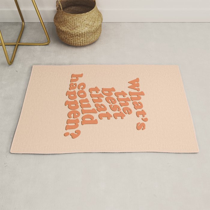 What's The Best That Could Happen Rug Gallery Image 1