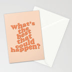 What's The Best That Could Happen Stationery Card Gallery Image 2