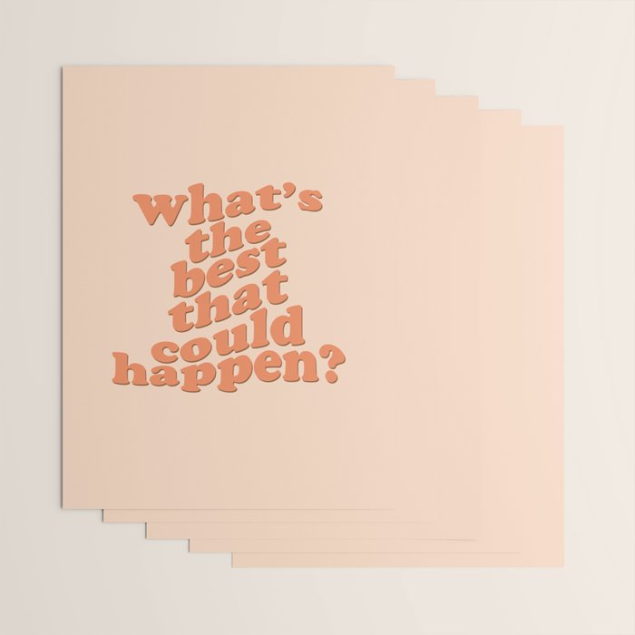 What's The Best That Could Happen Wrapping Paper Gallery Image 3