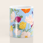 Poppy Garden Blue Coffee Mug Gallery Image 4