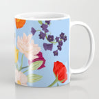 Poppy Garden Blue Coffee Mug Gallery Image 1