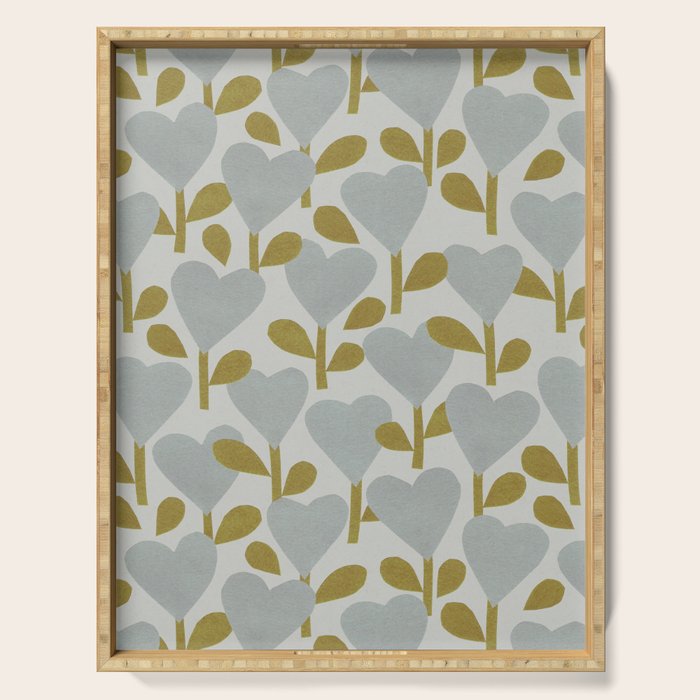 Heart Garden #2 Serving Tray Gallery Image 1