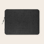 boho triangle stripes - charcoal Laptop Sleeve Gallery Image 1