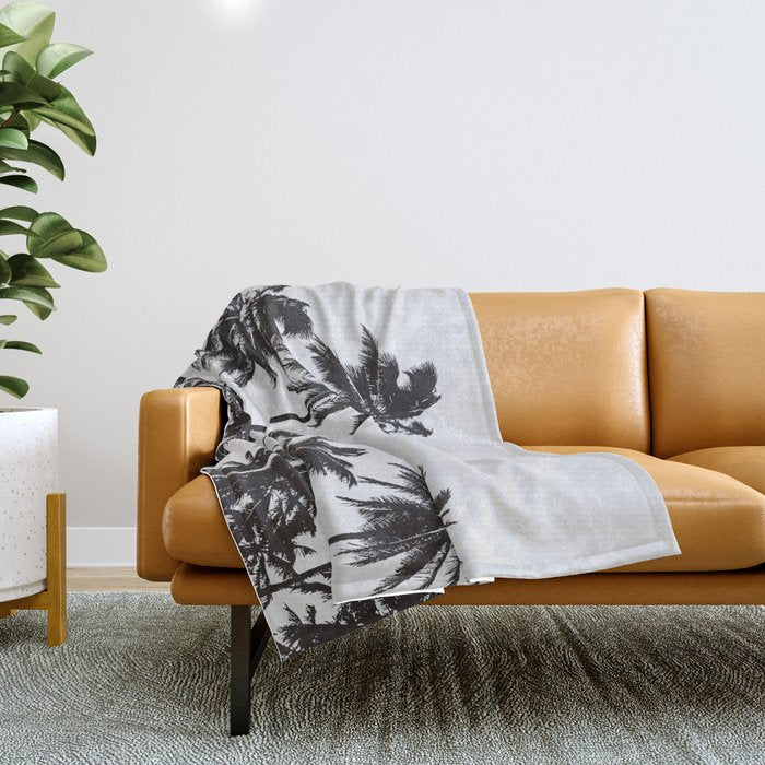 Palm 05 Throw Blanket Gallery Image 1