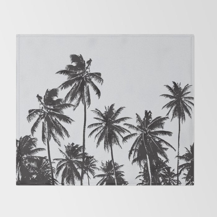 Palm 05 Throw Blanket Gallery Image 2
