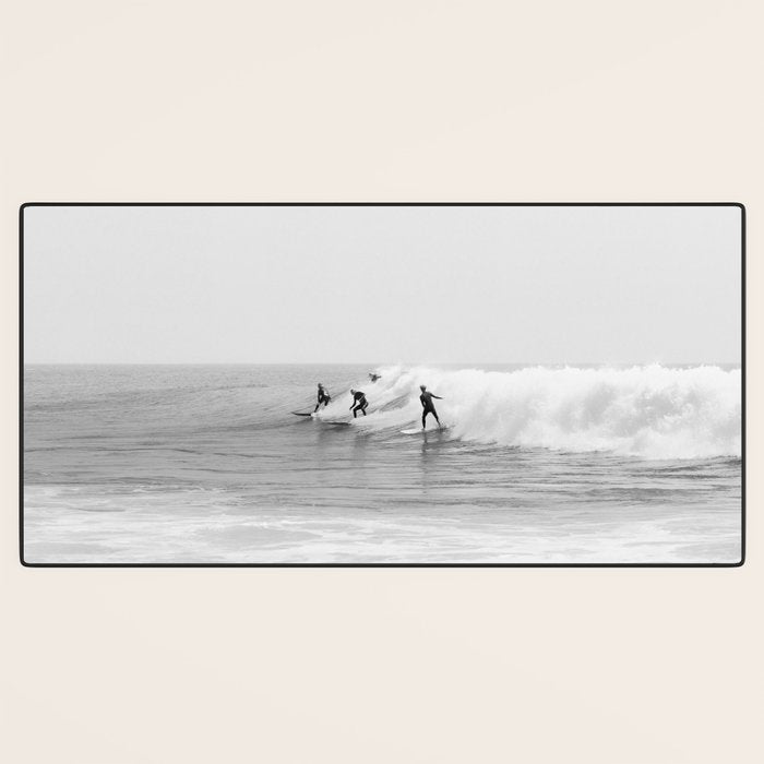 Malibu Surfing Photography Desk Mat Gallery Image 3