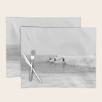 Malibu Surfing Photography Placemat Gallery Image 1