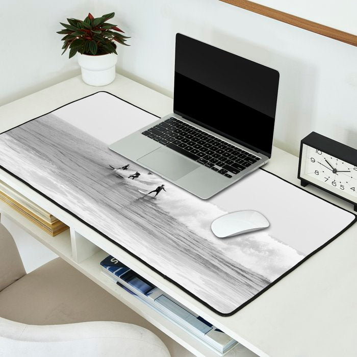 Malibu Surfing Photography Desk Mat Gallery Image 2