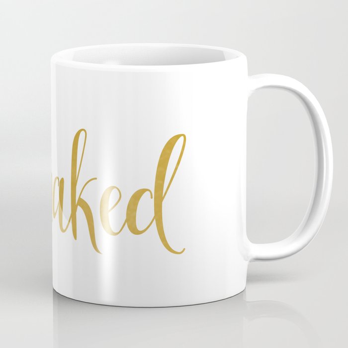 Get Naked, Fun, Bathroom Art and Funny Shower Curtain Coffee Mug Gallery Image 1