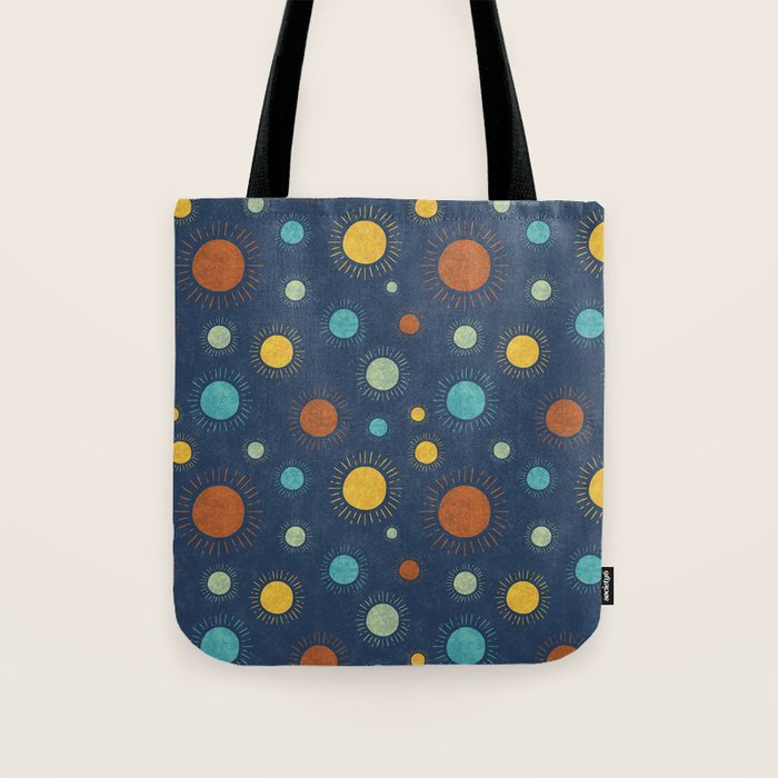 Blue Desert Sun Tote Bag Gallery Image 1