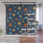 Blue Desert Sun Wall Mural Gallery Image 1
