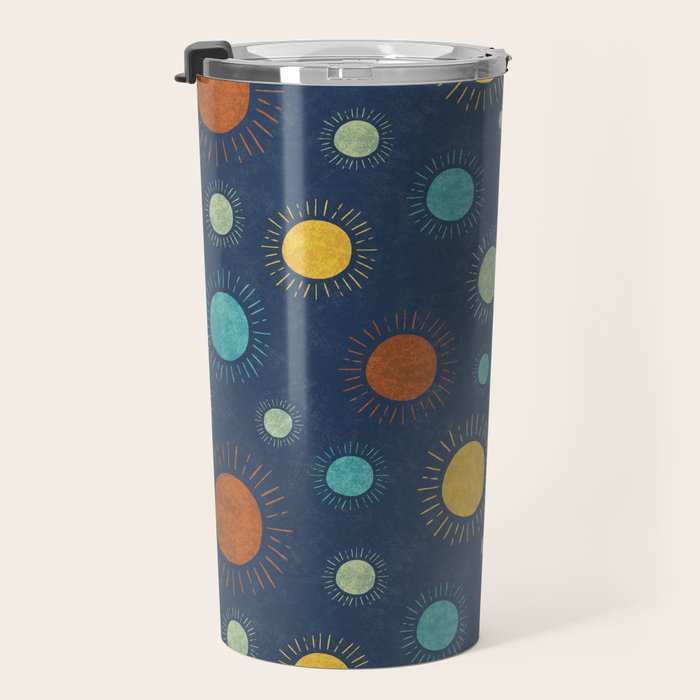 Blue Desert Sun Travel Mug Gallery Image 3