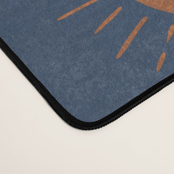 Blue Desert Sun Desk Mat Gallery Image 4