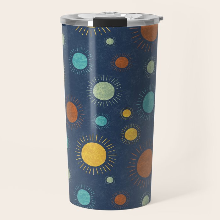 Blue Desert Sun Travel Mug Gallery Image 1