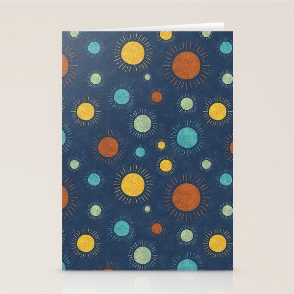 Blue Desert Sun Stationery Card Gallery Image 2