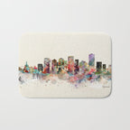 edmonton canada skyline Bath Mat Gallery Image 1