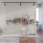 edmonton canada skyline Wall Mural Gallery Image 1