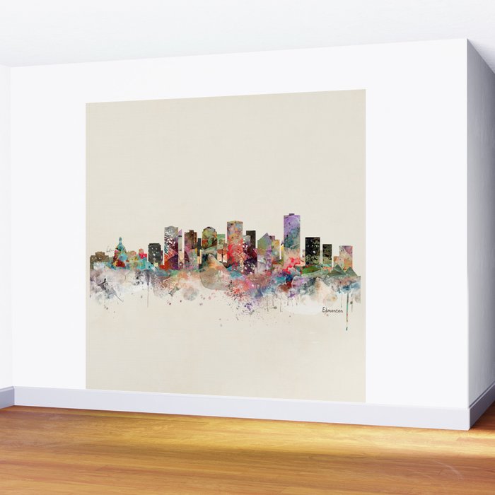 edmonton canada skyline Wall Mural Gallery Image 2