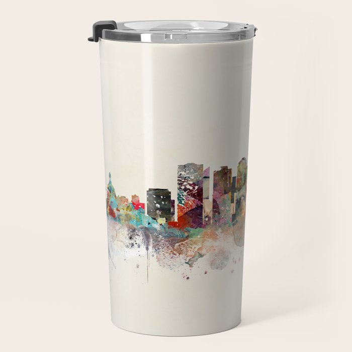edmonton canada skyline Travel Mug Gallery Image 3