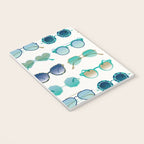 Sunglasses Collection - Turquoise & Navy Palette Notebook Gallery Image 3