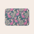 Jackalope - blue and purple  Bath Mat Gallery Image 1