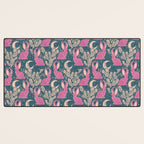 Jackalope - blue and purple  Desk Mat Gallery Image 3