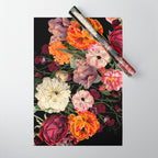 Evening Floral Harvest Vintage Art Prints Wrapping Paper Gallery Image 1
