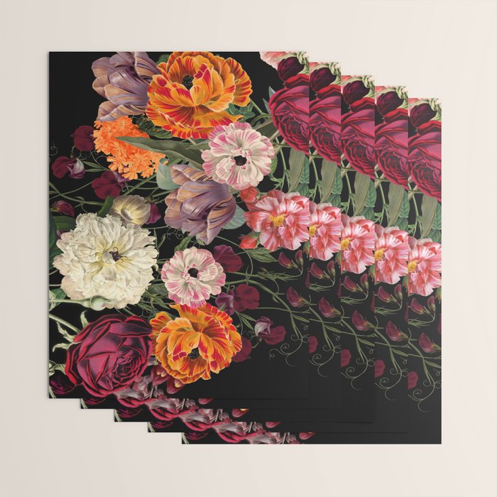 Evening Floral Harvest Vintage Art Prints Wrapping Paper Gallery Image 3