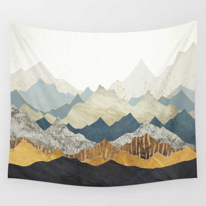 Distant Peaks Wall Tapestry Gallery Image 4