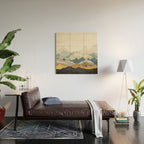 Distant Peaks Wood Wall Art Gallery Image 2