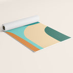 Mid Century Color Blocks Yoga Mat Gallery Image 2