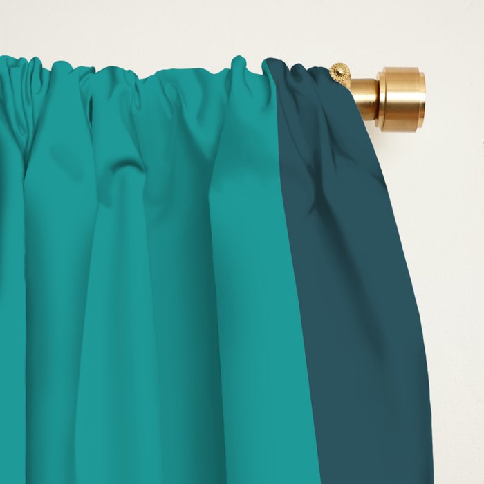 Mid Century Color Blocks Window Curtain Gallery Image 2