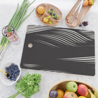 Wavy Black and Beige 13 Cutting Board Gallery Image 2