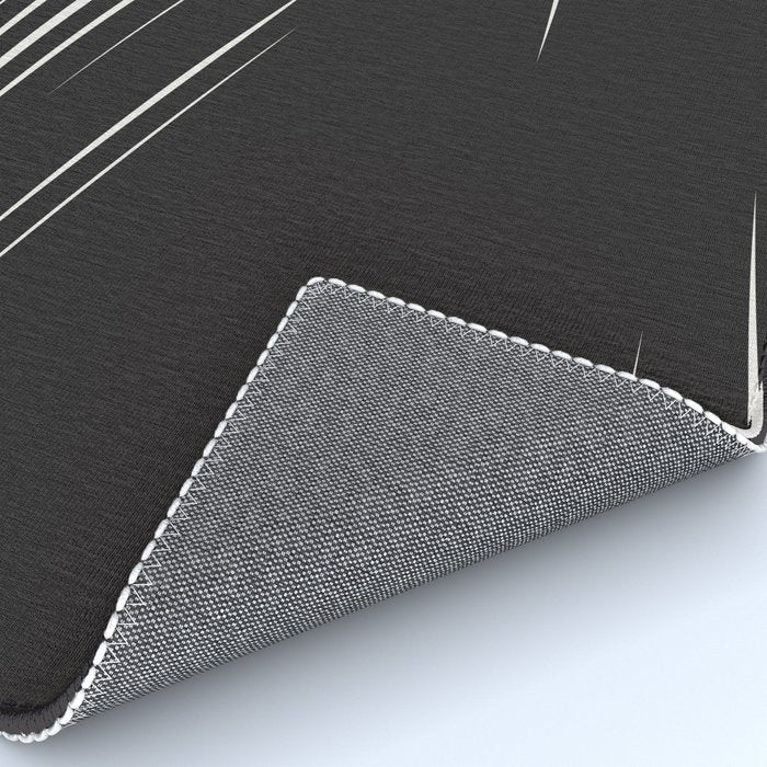 Wavy Black and Beige 13 Rug Gallery Image 4