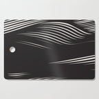 Wavy Black and Beige 13 Cutting Board Gallery Image 1