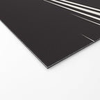 Wavy Black and Beige 13 Welcome Mat Gallery Image 2